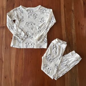 babyGap 100% Organic Cotton Bunny PJ Set